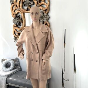 NWT Sweet Romeo Double Breasted Knit Blazer